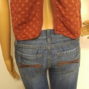 Rue21 slightly distressed jeans size 0/1 regular